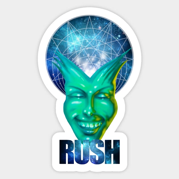 Rush Sticker by StephenBibbArt